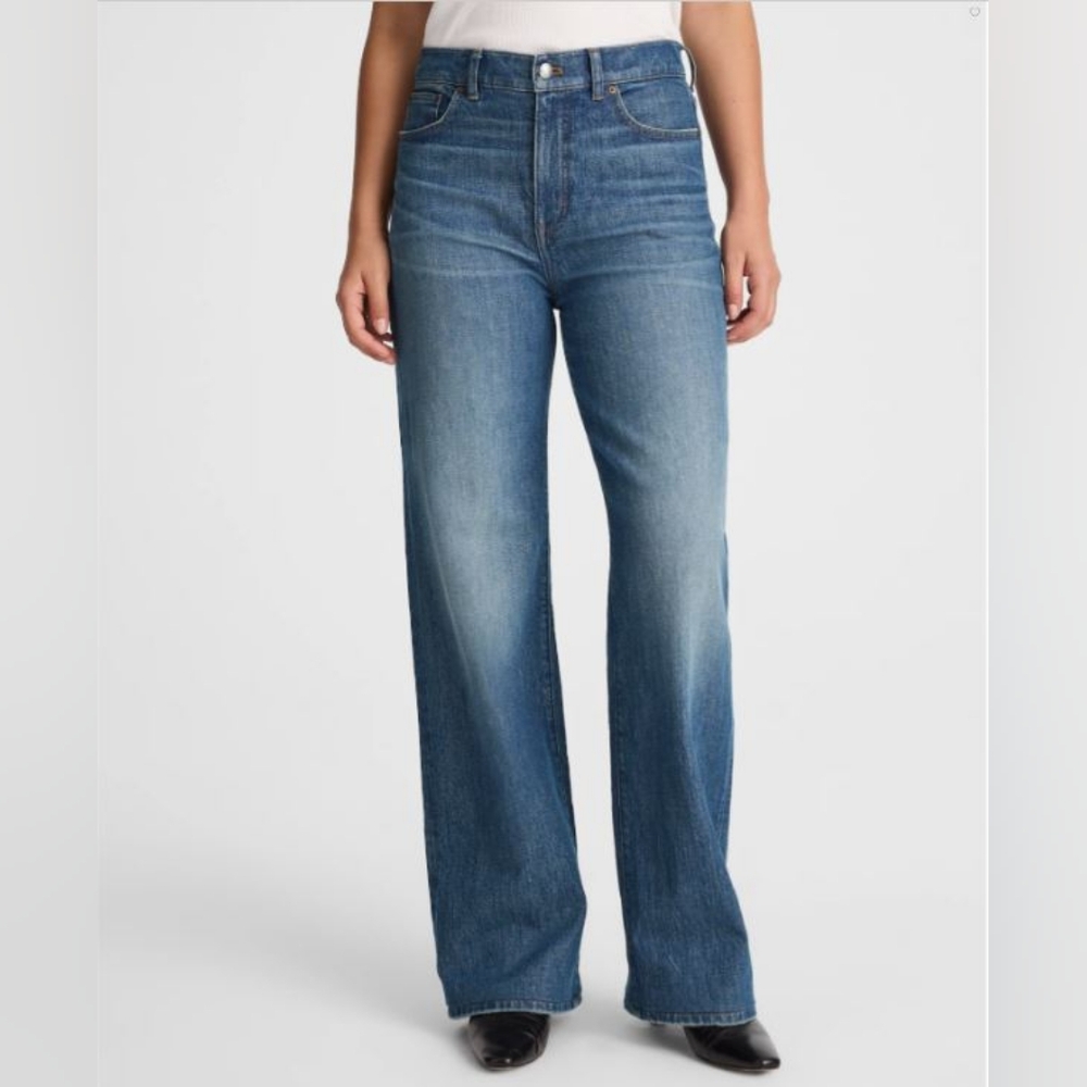 Madewell Women's The Perfect Vintage Wide-Leg Jeans in Harvey Wash - Size 28